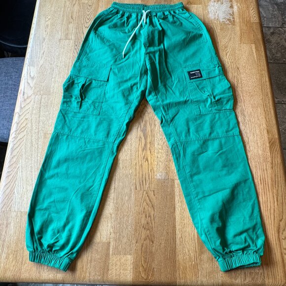 Sangtree Green Cargo Jogger Pants Size Small - Picture 3 of 13